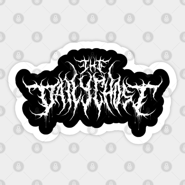 The Daily Ghost - Logo Sticker by The Daily Ghost